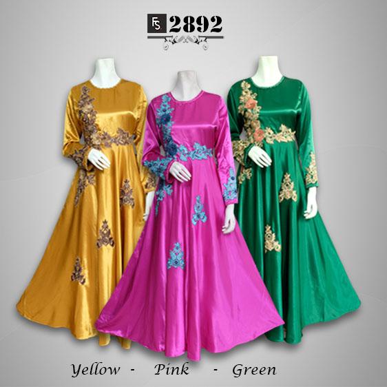Toko Kirana Surabaya Gamis maxi dress baju gaun pesta busana muslim Zanitha 892