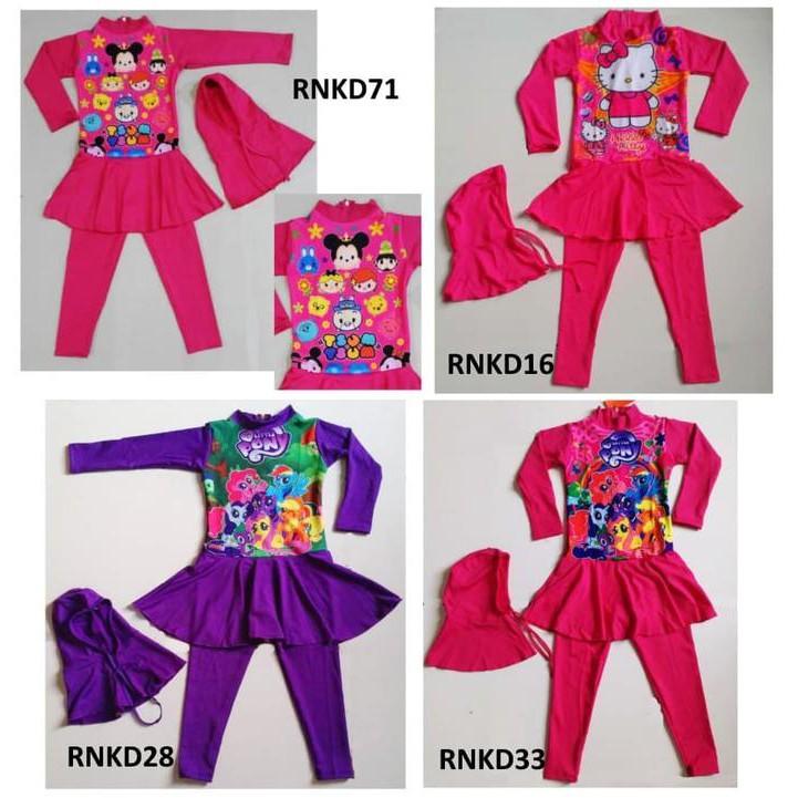 TERMURAH BAJU RENANG ANAK PEREMPUAN CEWEK MODEL MUSLIM - UKURAN M- L- XL JUAL