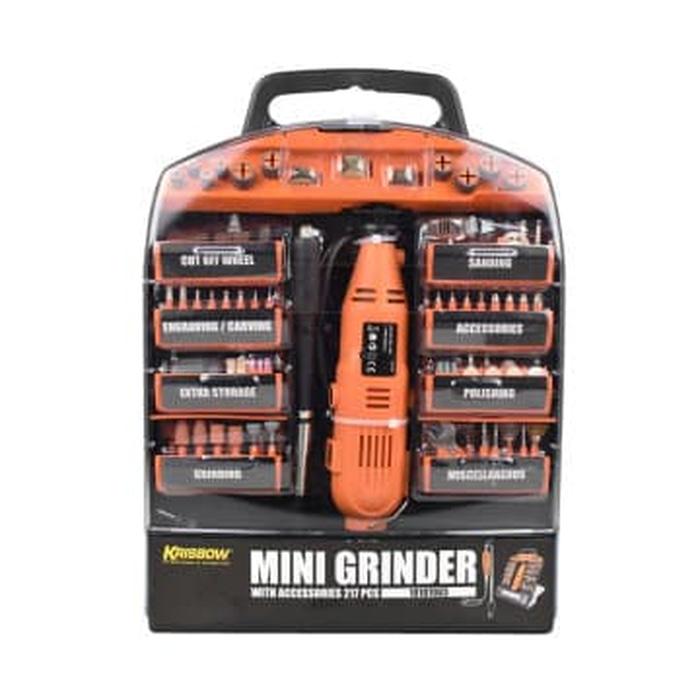MESIN GERINDA MINI SET ISI 217 PCS MERK KRISBOW