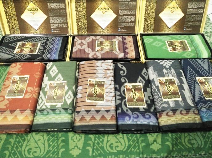 Wulanda 1pcs kain sarung pria batik tenun motif bali wadimor murah