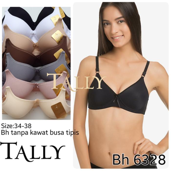 Original BRA BH Tanpa Kawat Busa Tipis Nyaman Banget TALLY 6328 Termurah