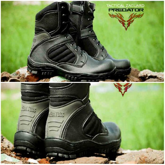 BIG SALE BRANDED !!! SEPATU BOOTS PREDATOR TACTICAL ZAGUARD SAFETY TRACKING PRIA
