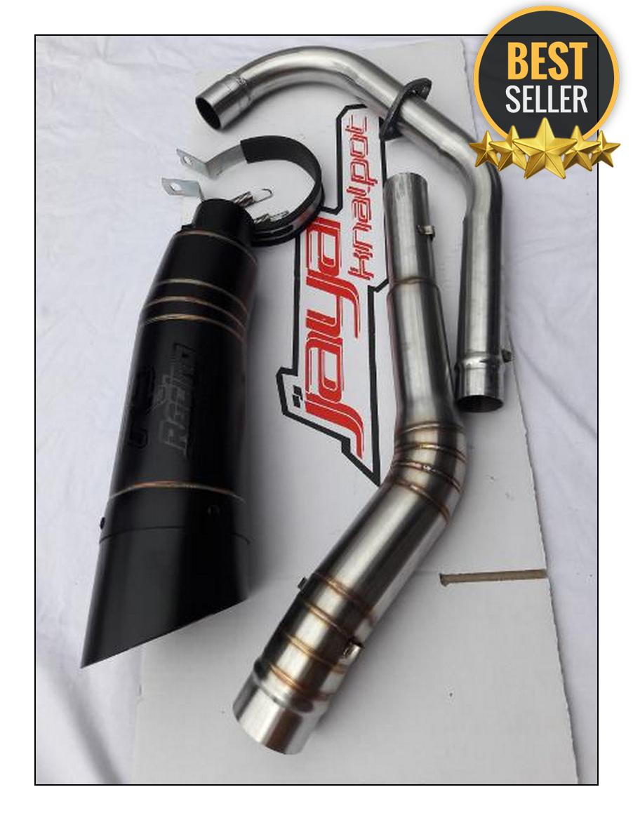 KNALPOT R9 H2 BLACK DOFF YAMAHA R15-V-XION-KABRE-BYSHON-SCORPIO-ALL NEW CB150R-ALL NEW CBR FACRLIF-CBR K45-CB150R-SUZUKI GSX 150CC