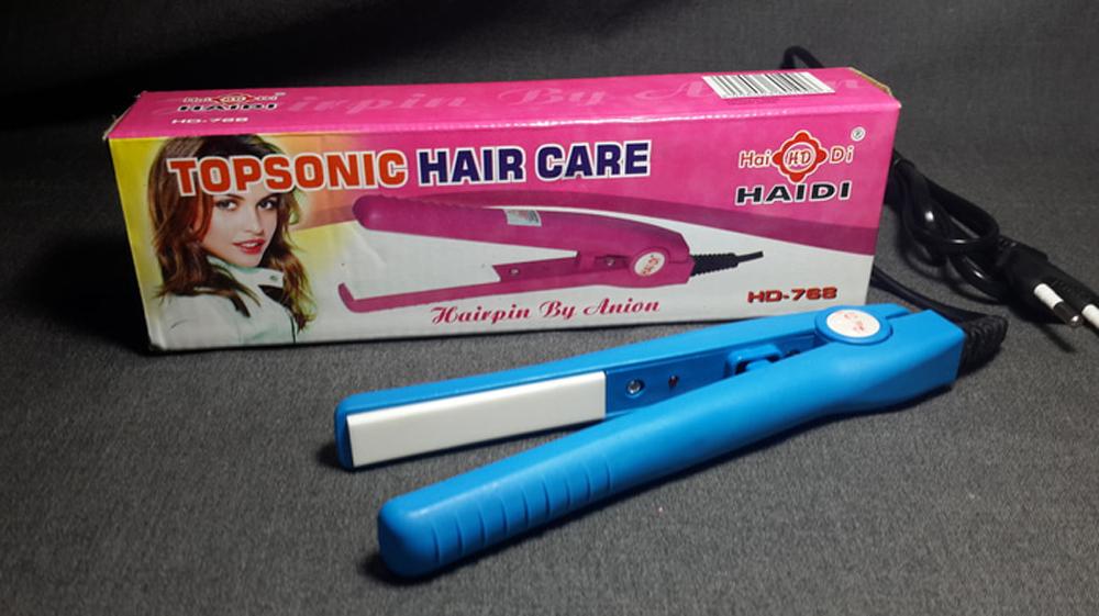 Beautylover Haidi Catok Pelurus Pengeriting Rambut Asli Mini Curly Hair Wanita Catokan Portable Kecil Praktis Ringan Mudah diaplikasikan Poni Pendek Multicolor