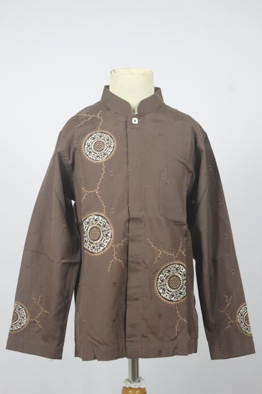 Baju Koko Anak AK-02 Coklat - Baju koko muslim pria terbaru / Baju koko muslim pria termurah / Baju koko muslim pria berkualitas / Baju koko muslim pria trendy / baju casual / kemeja pria / baju koko lebaran / baju koko keren