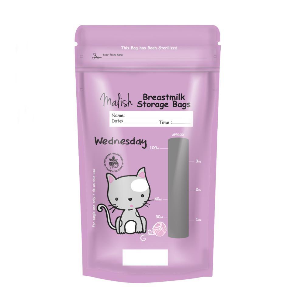Malish Kantong ASI Save ‘N Go Breastmilk Bags 100ml - Storage Penyimpan ASIP