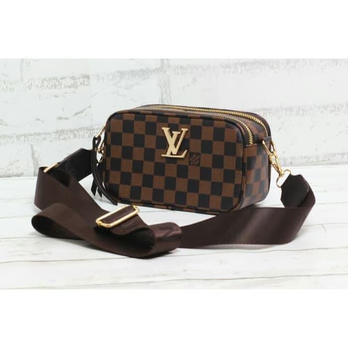 TERLARIS!!! tas wanita tas selempang tas LV SNAPSHOT 2 RUANG tas import tas batam - j9MJpf
