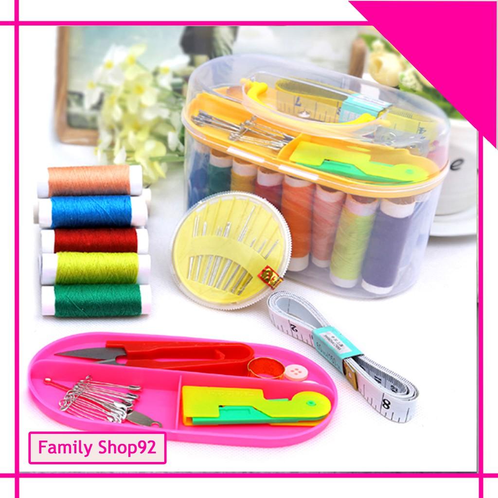 FS Lengkap Peralatan Set Alat Jahit Benang Dan Jarum Sewing Box Murah
