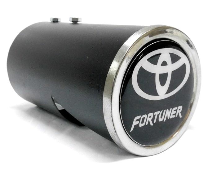 Aksesoris Buntut Knalpot Mobil for Toyota Fortuner - Hitam MURAH