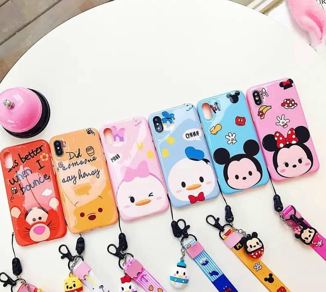 SOFT CASE DISNEY BONEKA & TALI GANTUNG FOR IPHONE 5G IPHONE 5S