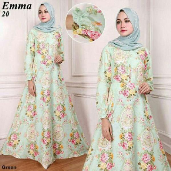 Maxi Emma 20 - Baju Muslim - Gamis Syari - Busana Muslimah