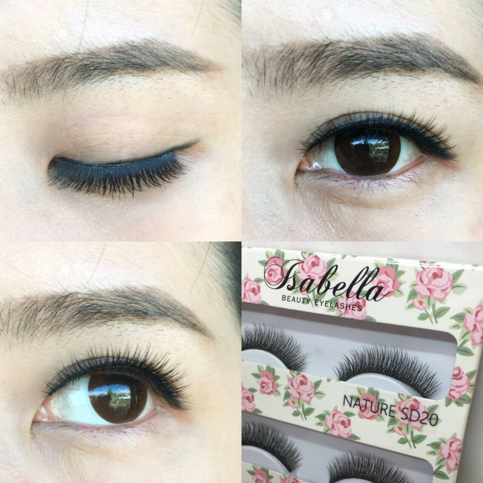 Isabella Beauty Eyelashes : Bulu Mata Palsu SD20 isi 3 pasang