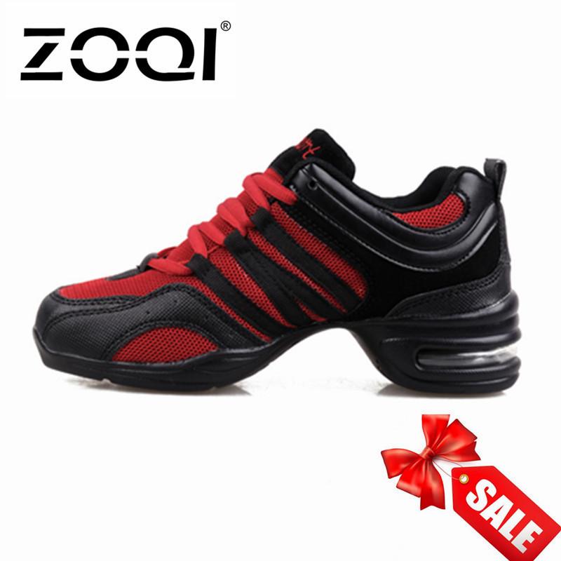 ZOQI Soft Outsole Breath Dance Shoes Women Sports Shoes Feature Dance Sneakers Shoes Woman Dancing Shoes move fun Casual Shoes Yoga