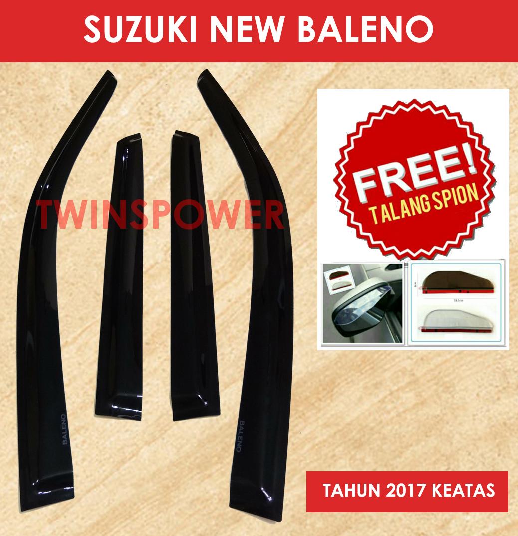 Talang Air Mobil Suzuki New Baleno + FREE Talang spion