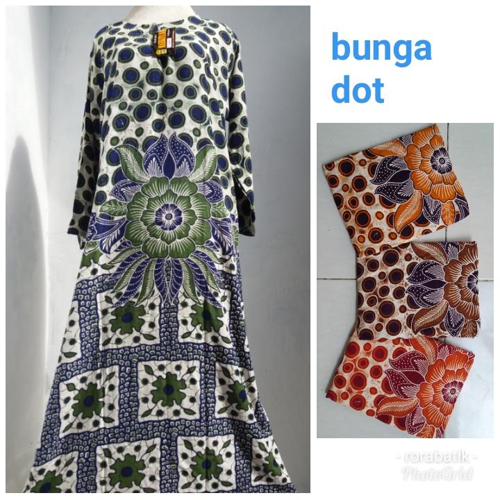 Rora batik - daster gamis base : XL