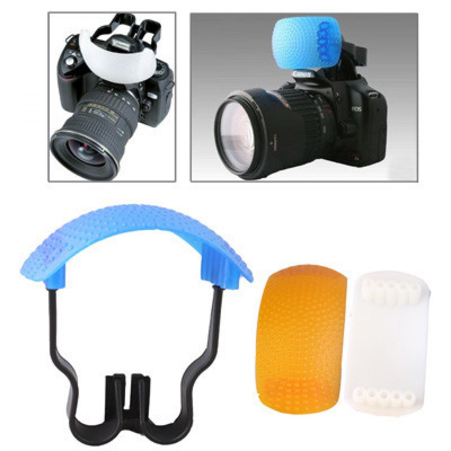 Flash kamera/Flash kamera canon Flash Diffuser Pop-up (White / Blue / Orange / Bracket)