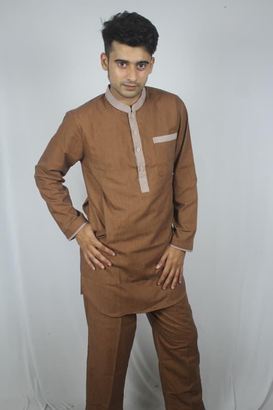 Baju koko setelan, busana muslim pria dewasa kode KP 01Coklat / Baju koko setelan, busana muslim pria dewasa terbaru / Baju koko setelan, busana muslim pria dewasa termurah / Baju koko setelan, busana muslim pria dewasa berkualitas / baju setean koko
