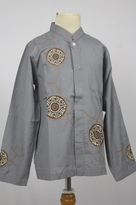 Baju Koko Anak AK-02 Abu - Baju koko muslim pria terbaru / Baju koko muslim pria termurah / Baju koko muslim pria berkualitas / Baju koko muslim pria trendy / baju casual / kemeja pria / baju koko lebaran / baju koko keren