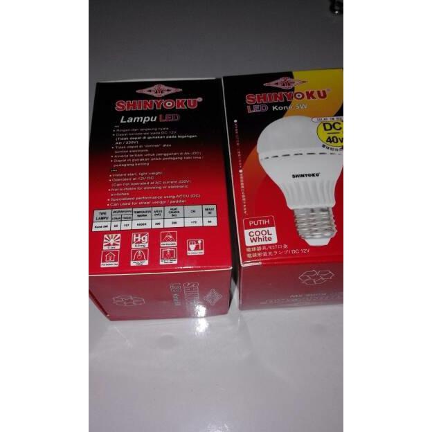 ELEKTRO - LAMPU DC SHINYOKU LED KONE 5W - BRUSHSTORES