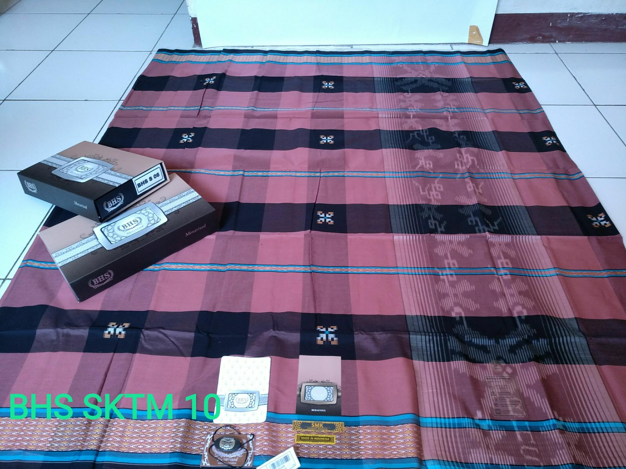 Sarung BHS Mercerized Songket Maroko/Sarung BHS/Sarung BHS Songket/Sarung BHS SMK/Sarung Atlas BHS- Original Product