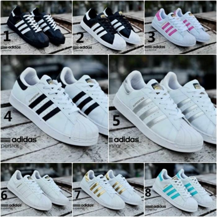 Promo Sepatu Murah Adidas Superstars Casual Wanita Original Made In Vietnam Gratis Ongkir