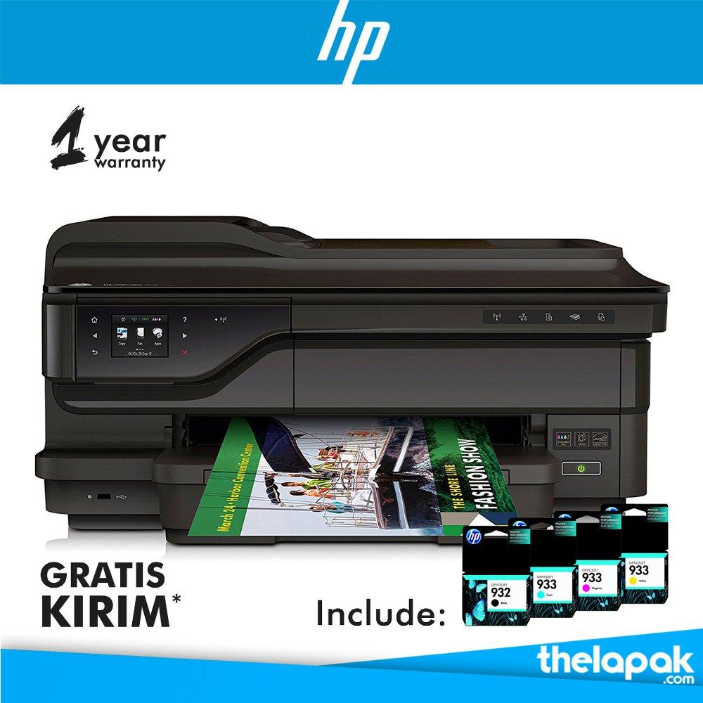 Printer HP 7612 OfficeJet Wide Format A3 with Scan - Copy - Fax - Duplex with WiFi