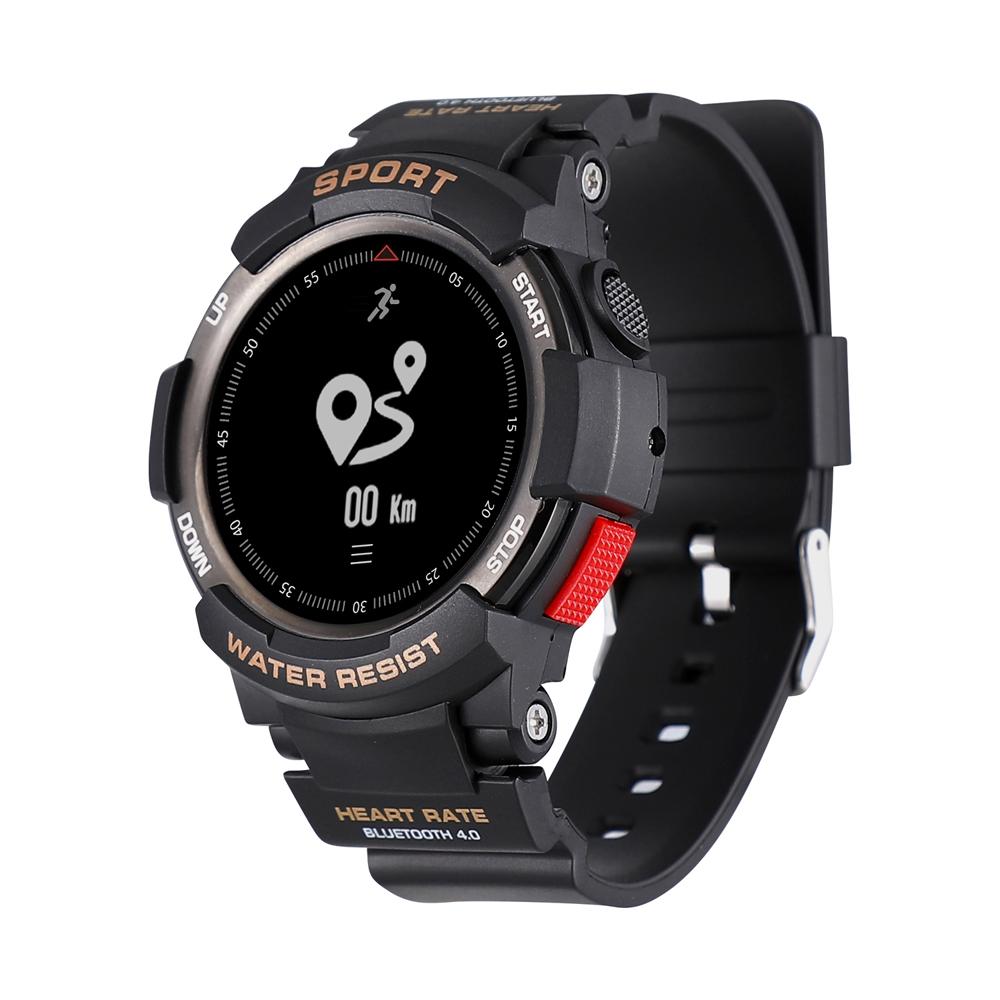 NO.1 F6 Smartwatch NRF51822 Chip IP68 Waterproof Sleep Monitor Remote Camera