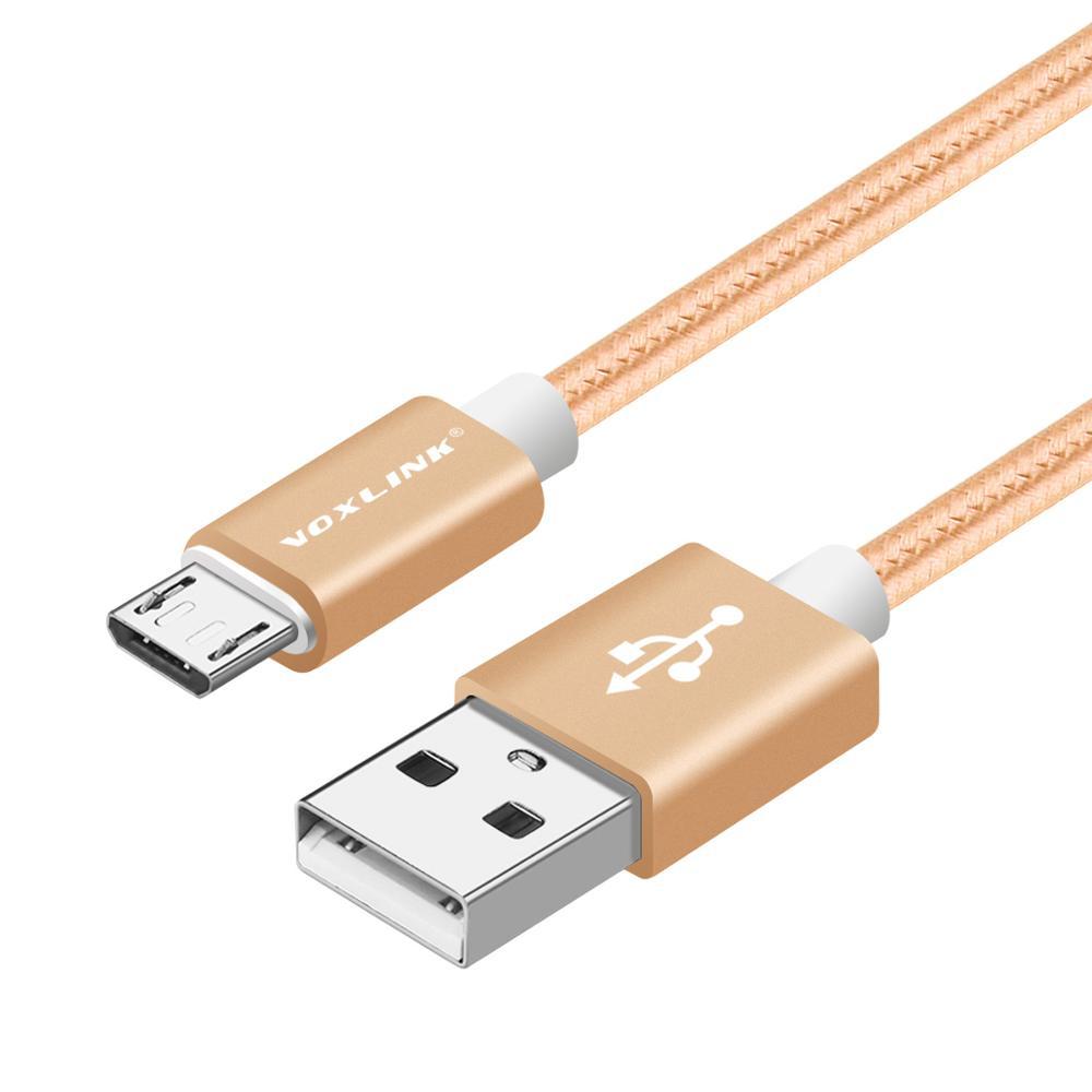 Kualitas Bagus 2 M Pengisi Daya USB Telepon Kabel Data Kabel Sinkronisasi untuk Samsung HTC LG Android Xiaomi Emas-Intl