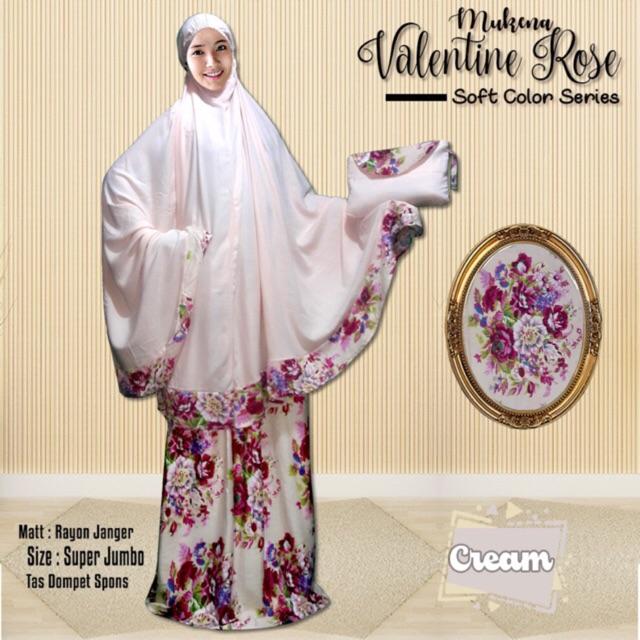 Mukenah bali super jumbo tas dompet cantik purple