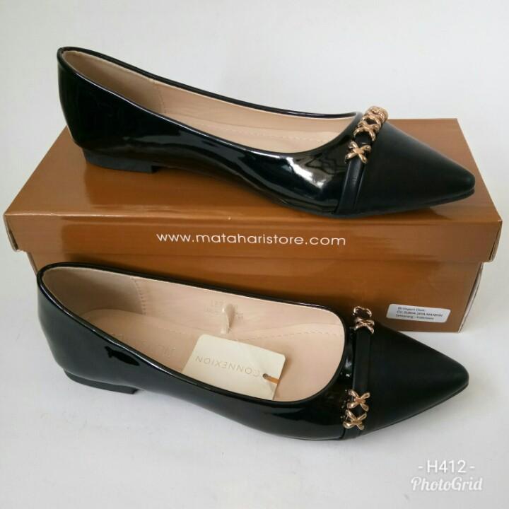 Sepatu Flat Connexion LE7HT704 sepatu loafers sepatu wanita sepatu slipon sepatu branded sepatu