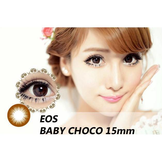 Original Softlens Eos Baby Choco (Coklat Natural) Murah