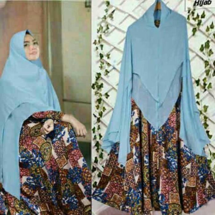 (JNH Shop) Syari Khanha Baju Muslim Gamis Syari Terbaru Baju Lebaran Khana Syari