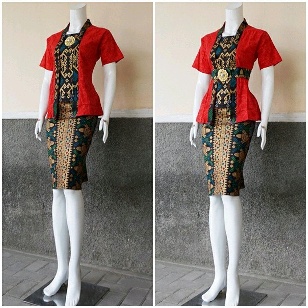 SETELAN KUTUBARU EMBOS ROK SPAN PENDEK di lapak Pusat Grosir Batik Jogja pusatgrosirbatikjogja