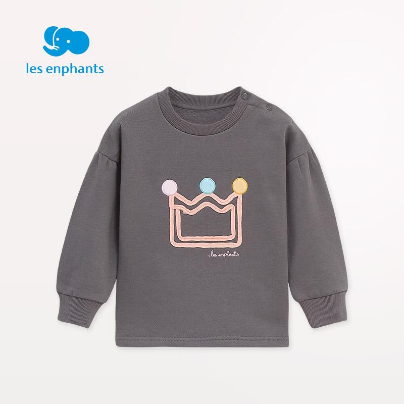 Les Enphants Kaos Kain Sisik Ikan Atasan untuk Anak-anak Beludru Anak Kecil