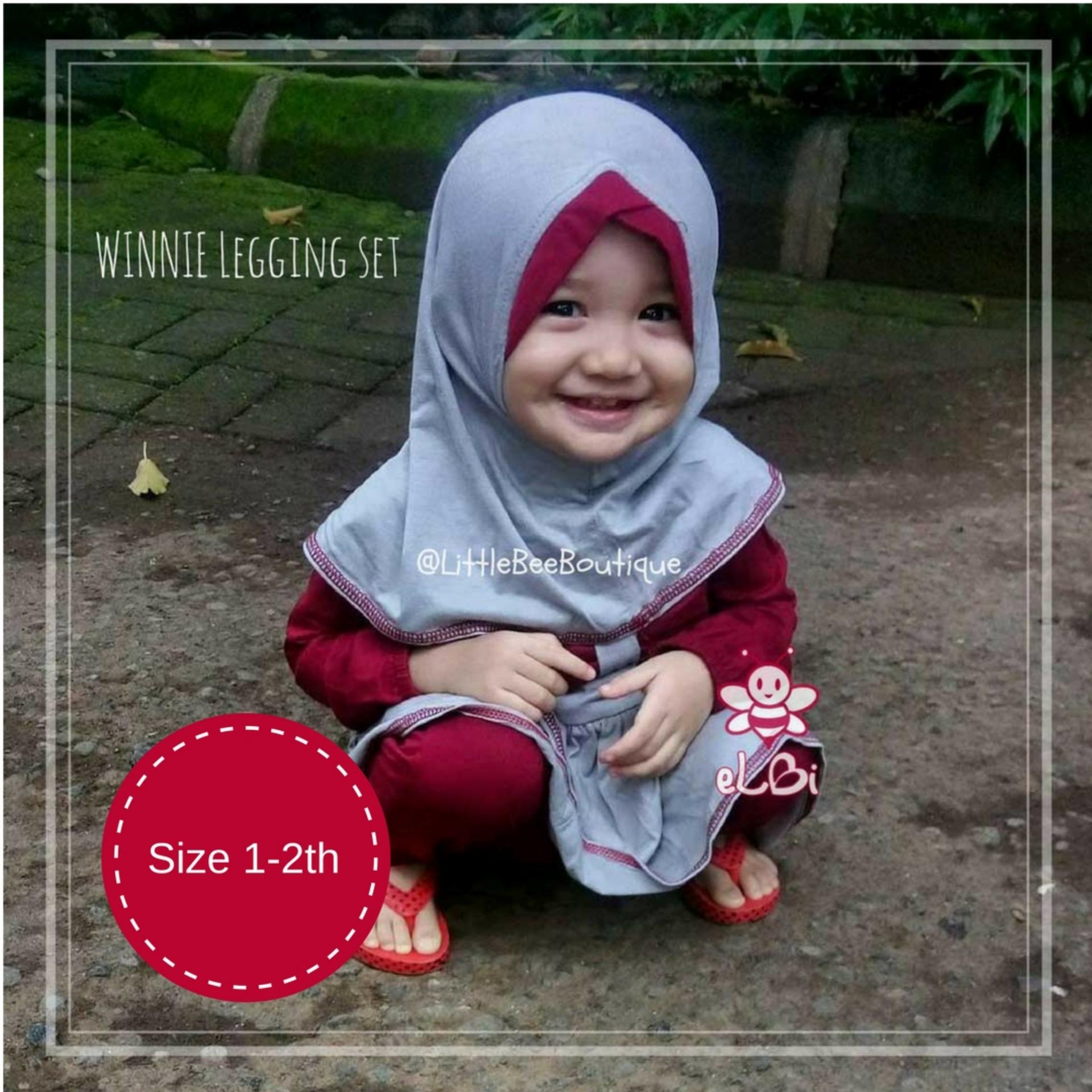 List Harga Baju Koko Anak Umur 3 Tahun Terbaru 2018 Di Bawah 200 eLBi Winnie Legging Set Baju Muslim Anak Balita Pakaian Muslimah Bayi Baju Bayi