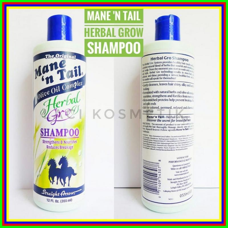 Bpom Kw Shampo Mane N Tail Murah Varian Herbal Grow