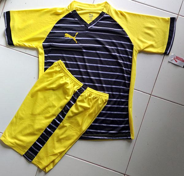 Baju Setelan Puma Evospeed Hitam Futsal,Gym,Volly,Olahraga,Kaos Kostum - imPHnW