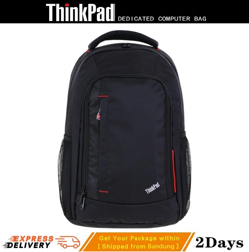 【ThinkPad】 Laptop Lenovo Ransel Untuk Ransel Komputer Laki-laki Pria Tahan Air Bisnis Daypack Wanita Tas Travel