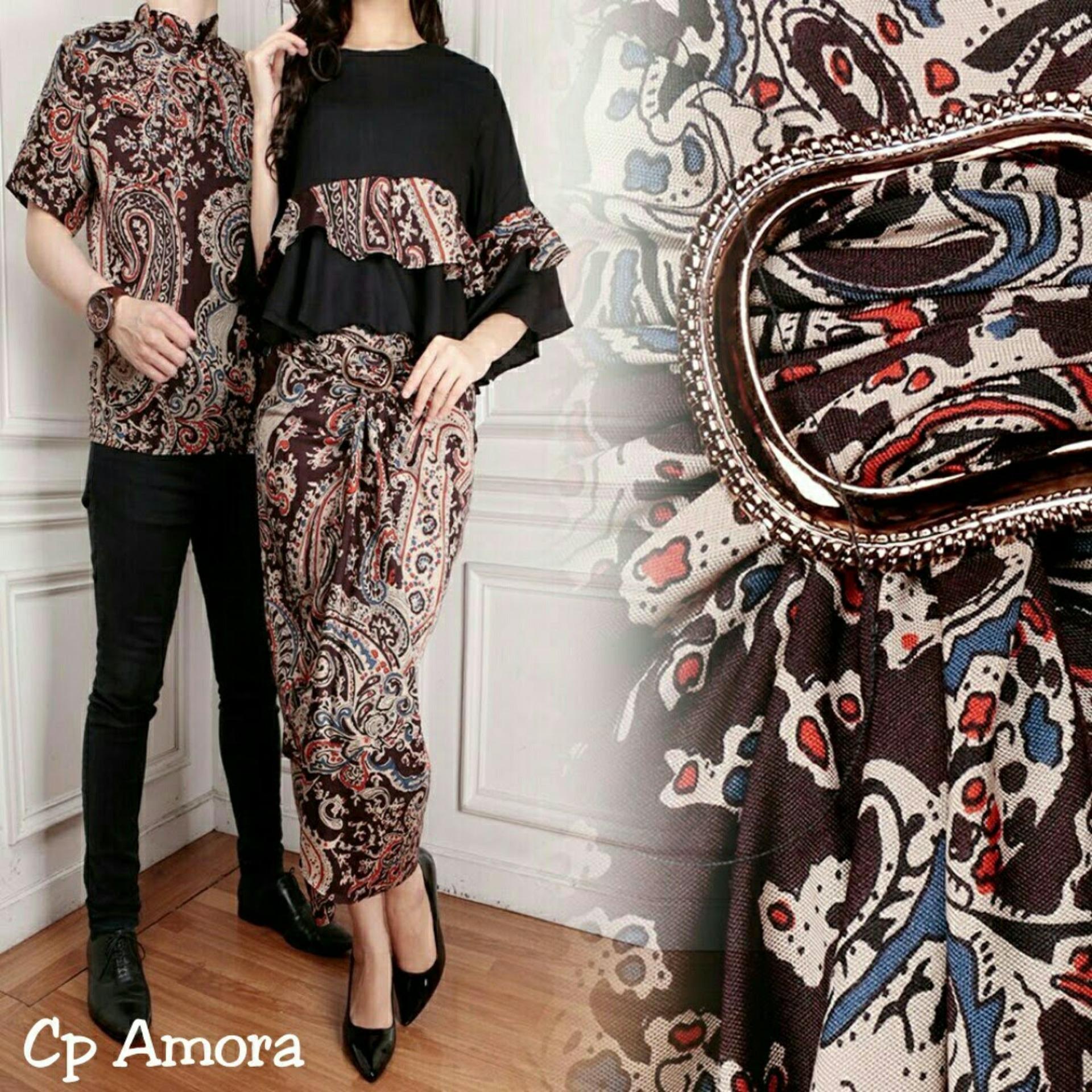 Raggunan Store- Setelan Kebaya Atasan dan Bawahan / Kebaya Modern / Baju Murah / Batik Wanita / Baju Wanita / Batik / Kutu Baru / Baju Batik / Murah; Motif dan Warna Real Photo #Ukuran S, M, L dan XL