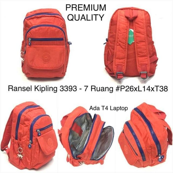 Tas Ransel Sekolah, Kuliah Kipling Kualitas Premium bisa buat kuliah - YZECt6