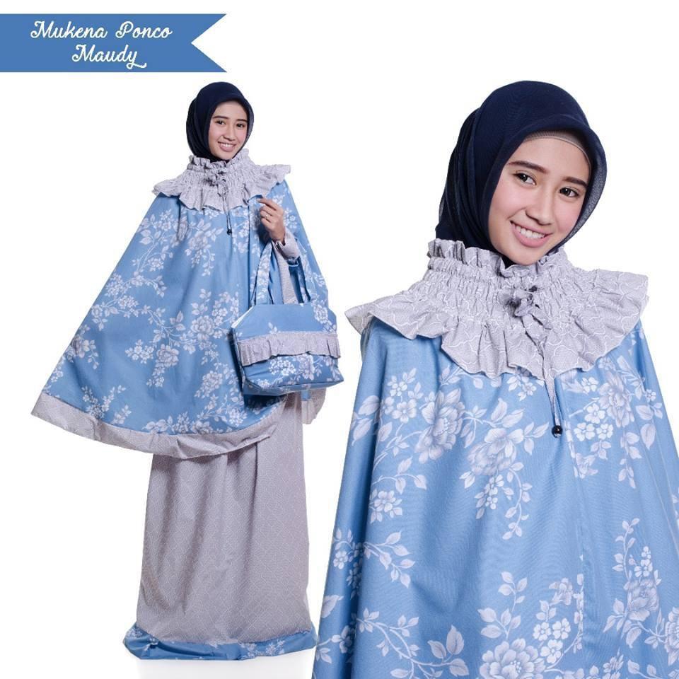 Mukena Ponco Dewasa MAUDY Telekung Cantik Terbaru Adem Lucu Unik Tanpa Kepala