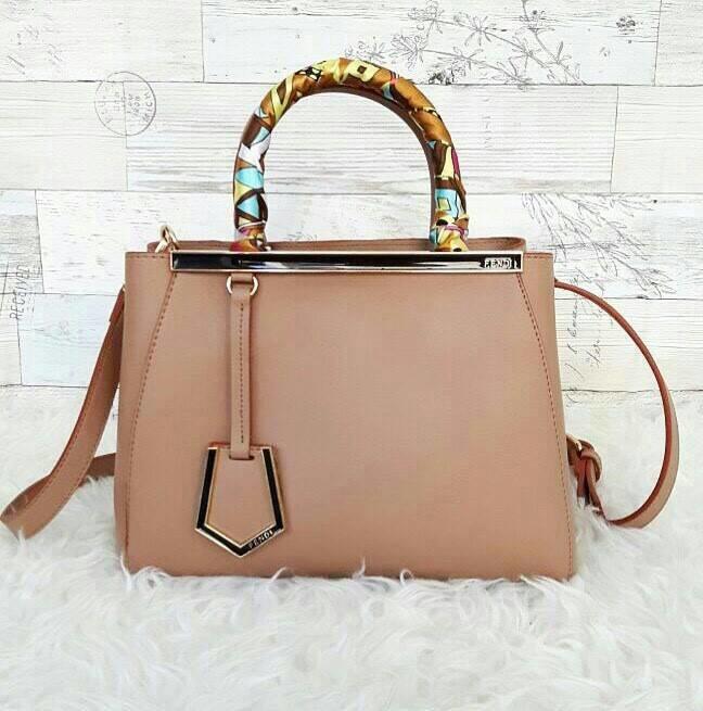 Tas Branded FENDI 2 JOURS MINI - Mocca - IagCxA