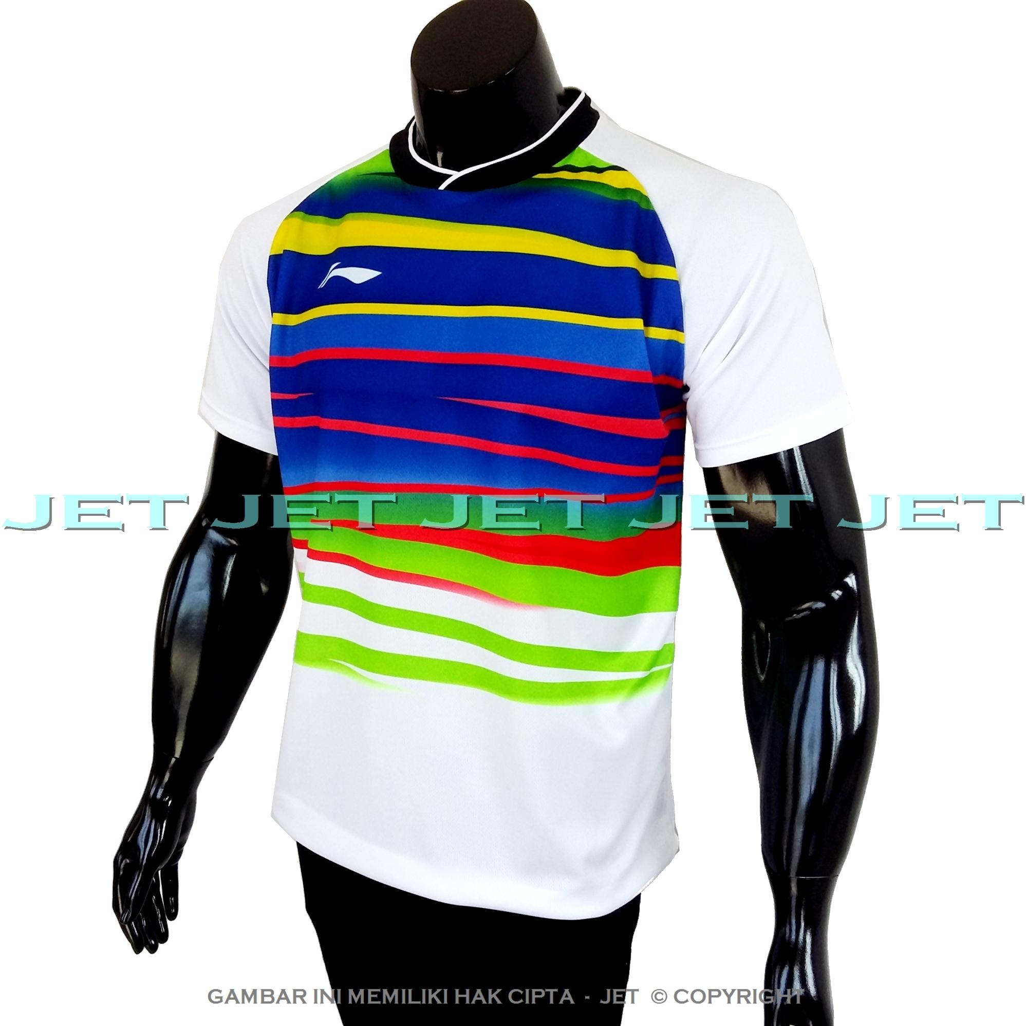 JET SPORTS – Kaos Olahraga M L XL Dri Fit Sport Pakaian Olah Raga Badminton Replica Baju Futsal Voli Sepak Bola Tennis Running Sepeda Bulutangkis Training T-Shirt Murah Bagus Keren All Fashion Jersey Atasan Pria Wanita Cowo Cewe Raket Bulu Indonesia
