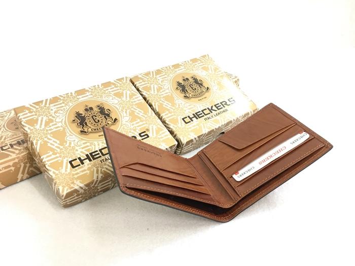 Dompet Kulit Checkers 08N - asli - exrPl0