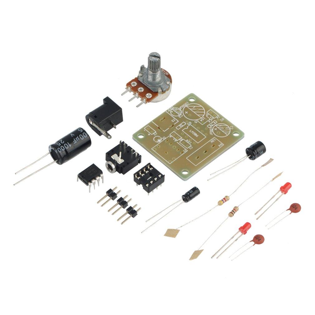 Baru 1 Buah LM386 Super Mini Modul Penguat Papan 3 V-12 V DIY Kit Sempurna (aneka Warna)