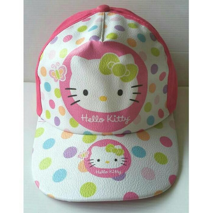 Topi Anak Hello Kitty Polkadot Terlaris di Lazada