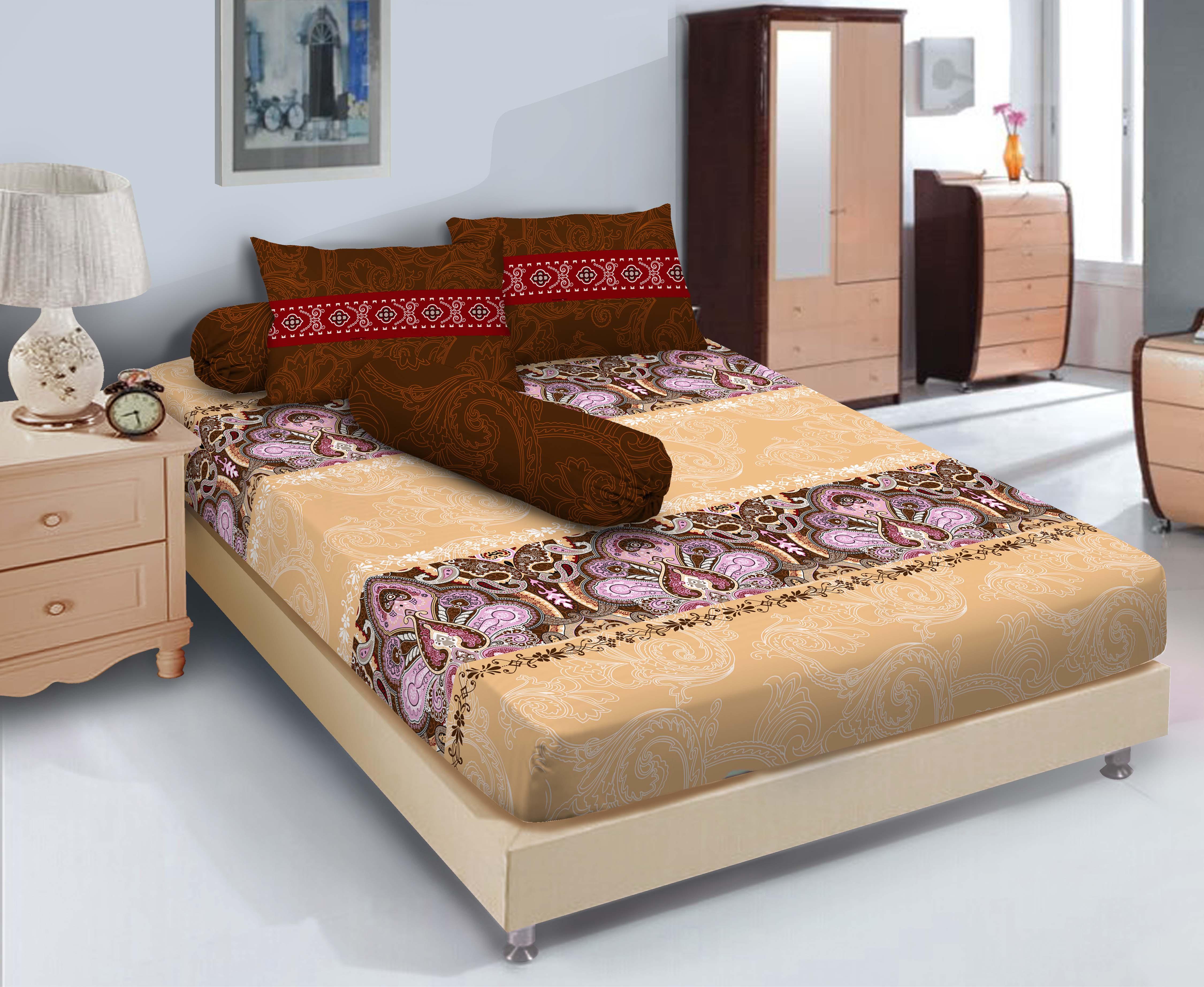 Kintakun Linen Sprei - 180 x 200 B4 (King) - Flamboyan