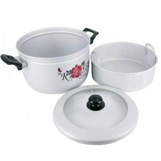 Alat Masak ( 26 Cm ) Panca Guna / Panci Kukusan Maspion 26Cm Stok Terbatas !!