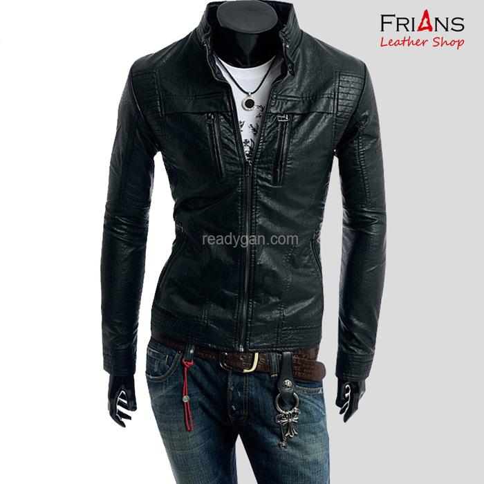 NEW Jaket Semi Kulit Slim Rider Bomber Style New TERLARIS