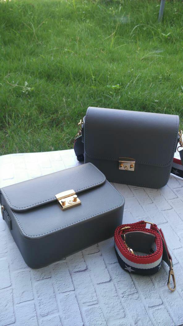 Tas Furla Strap Grey
